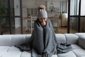 very cold because there is no heat